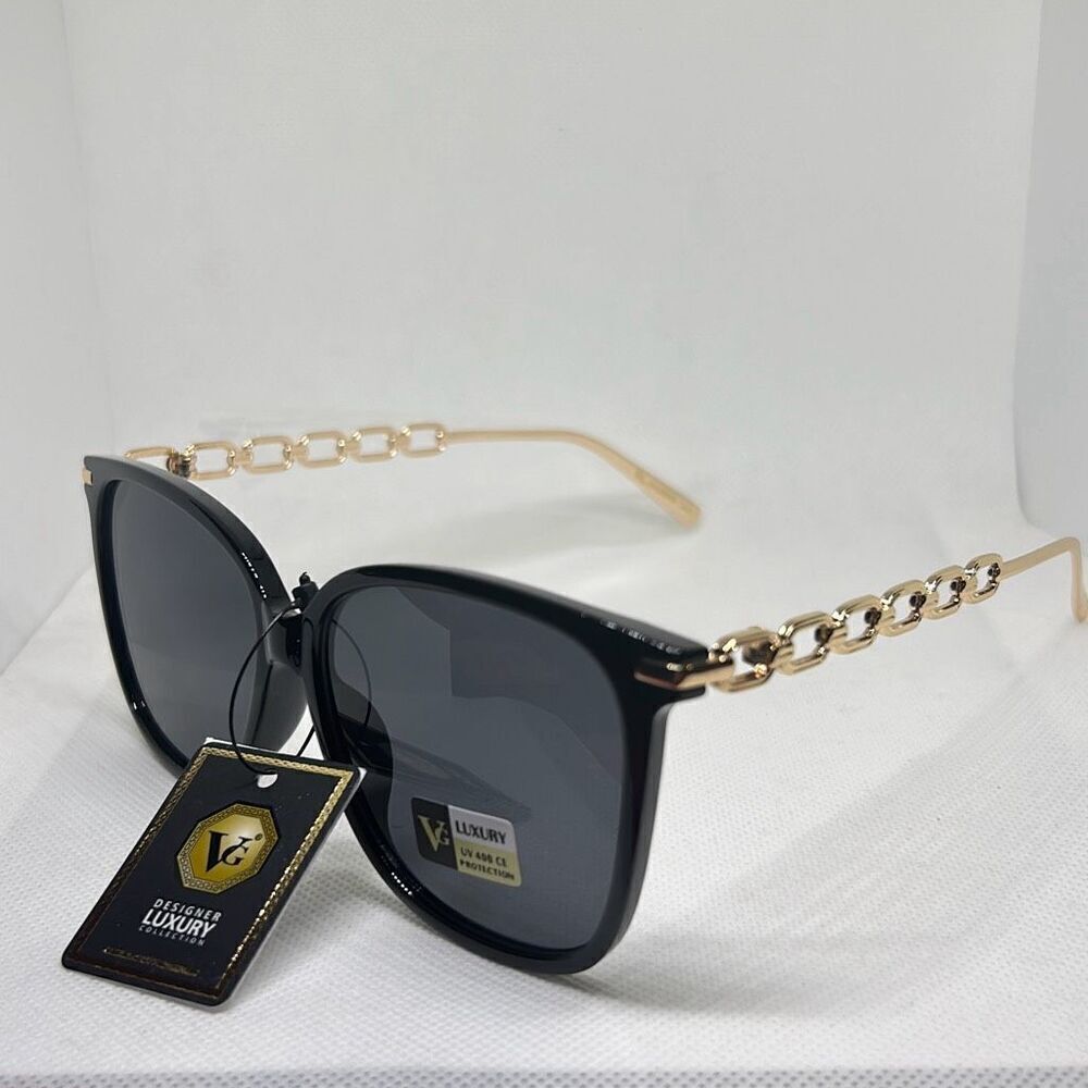 VG Black Chain Sunglasses